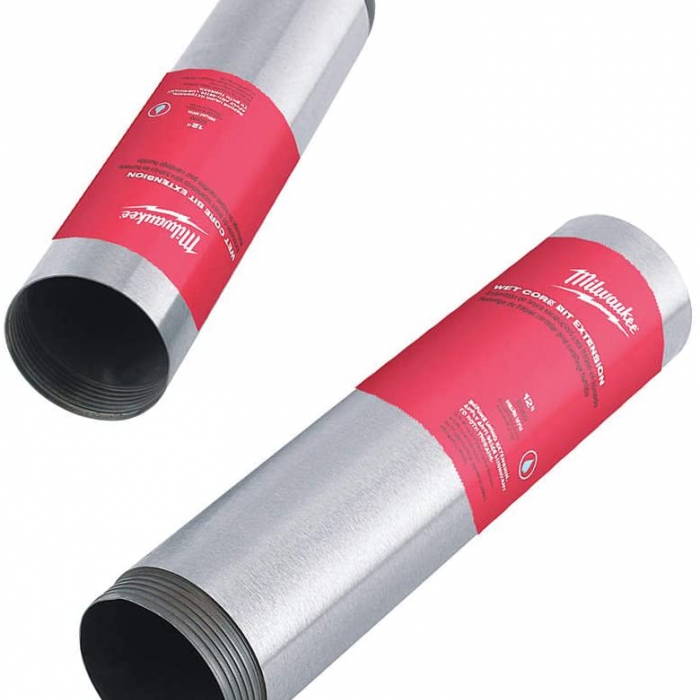 EXTENSION MILWAUKEE 48174030 PARA BROCA DIAMANTADA USO HUMEDO DE 3IN X 12IN  image number null