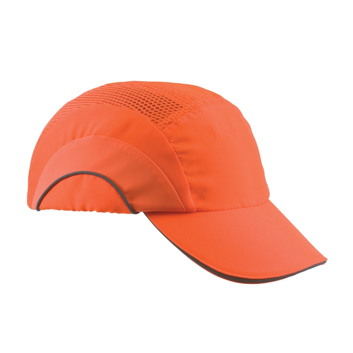 GORRA PIP A1 TIPO BEISBOLERA PPROTECCION CONTRA IMPACTO DE POLIESTERALGODON NARANJA VISERA DE 2.75 IN UNITALLA  image number null