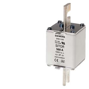 FUSIBLE DE CUCHILLA SIEMENS 3NE33388 NH2 800 A AR 800 V INDICADOR DE FUSION SUPERIOR  image number null