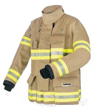 CHAQUETON PBOMBERO LAKELAND DE NOMEXKEVLAR KHAKI BATALLION B2 TM  image number null