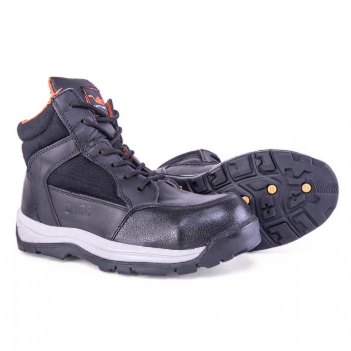 Zapato Vallen Euro Borcegui Dielectrico Negro CC Policarbonato Suela de Sbr T6  image number null