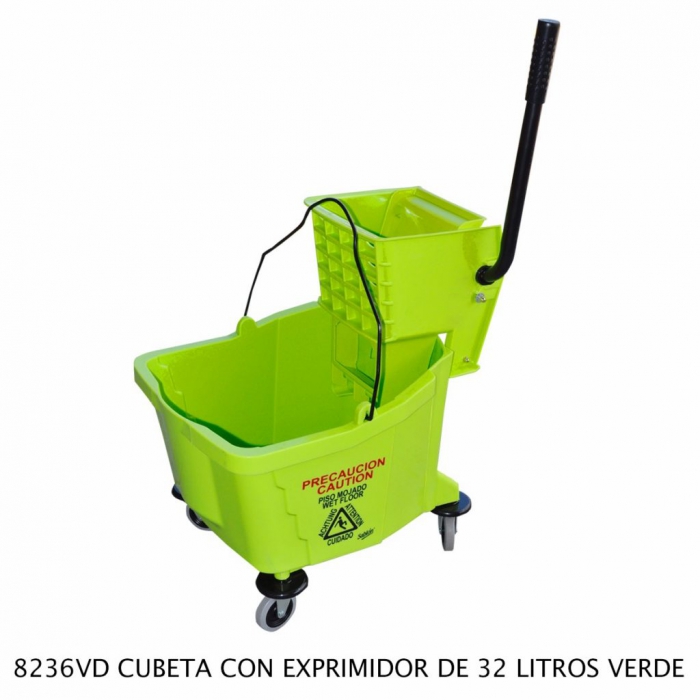 CUBETA SABLON 8236VD EXPRIMIDOR VERDE 32L VERDE  image number null