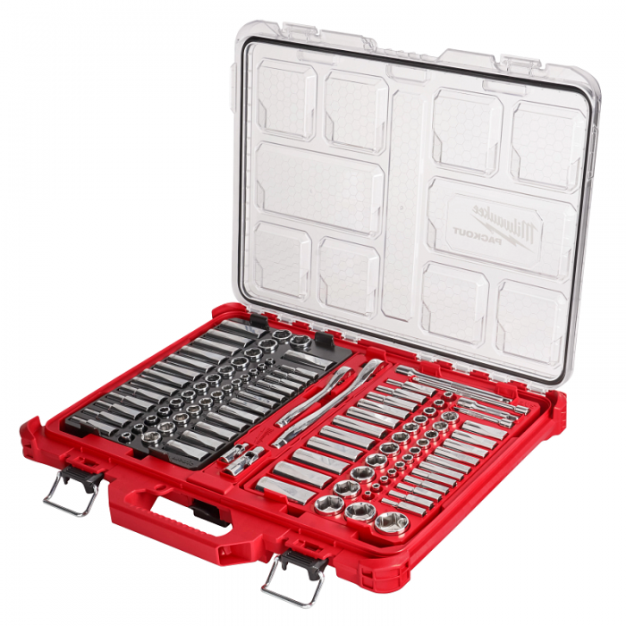 JUEGO DE LLAVE MILWAUKEE 48229486 TRINQUETE Y DADOS DE 14IN 6.3MM  image number null