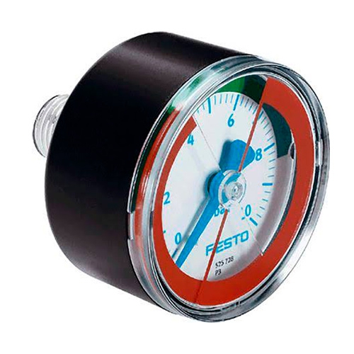 MANOMETRO FESTO MA4010R18ERG ZONA ROJOVERDE REGULABLE DE 0 A 10 BAR  image number null