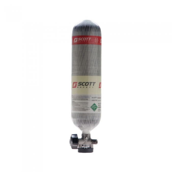 CILINDRO SCOTT DE FIBRA DE CARBON PAIRE RESPIRABLE A PRESION GRADO D O MAYOR CCONEXION CGA 2216 PSIG 30 MINUTOS  image number null
