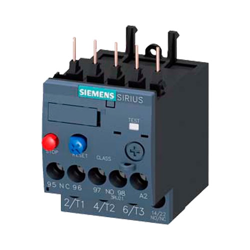 RELE SIEMENS 3RU21160EB0 DE SOBRECARGA 0.28 A 0.40 A TERMICO PARA PROTECCION DE MOTORES TAMA&Ntilde;O S00  image number null