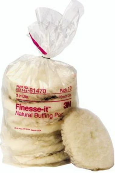 81471 PAD FINESSE NAT BUF 125MM  image number null