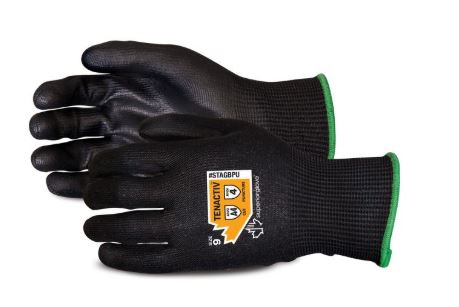 GUANTE SUPERIOR GLOVE DE TENACTIV RECUBRIMIENTO DE POLIURETANO NEGRO T8  image number null