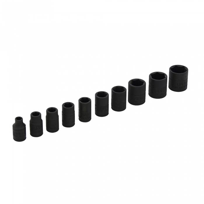 JUEGO URREA 69106 DE 10 DADOS DE IMPACTO EN PULGADAS 14IN  image number null