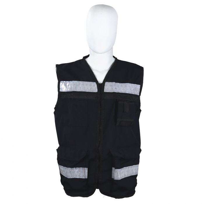 CHALECO JYRSA SR2050AZCRMD AZUL CERRADO TIPO RESCATISTA LIGERO CLASE II TM  image number null