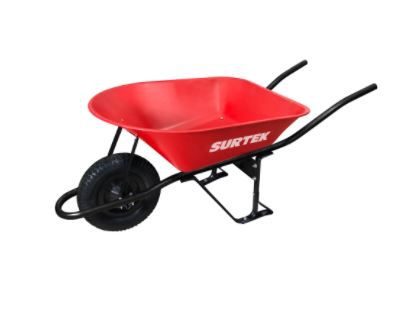 CARRETILLA SURTEK CAT602 CBASTIDOR METALICO 6 FT LLANTA NEUMÁTICA 2 CAPAS  image number null