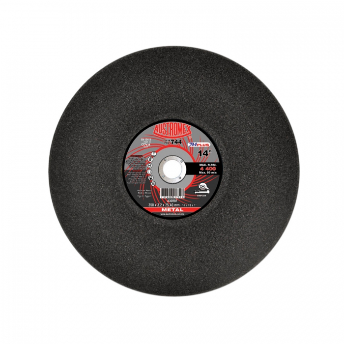 DISCO AUSTROMEX 744 PCORTE DE METAL DE OXIDO DE ALUMINIO 4400 RPPM  image number null