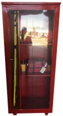 Gabinete Metalico Rojo PCamilla 1 Puerta CAcrilico Transparente  image number null