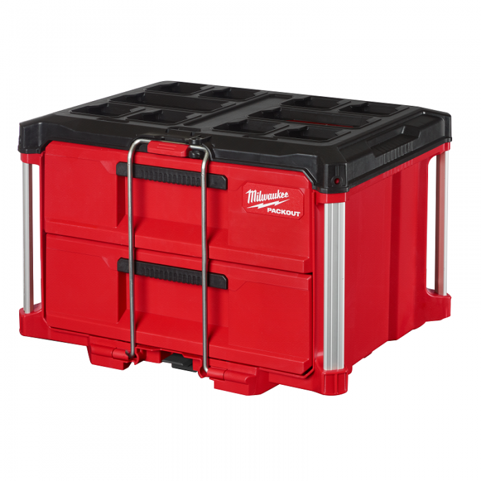 CAJA MILWAUKEE 48228442 DE HERRAMIENTAS DE 2 CAJONES PACKOUT  image number null
