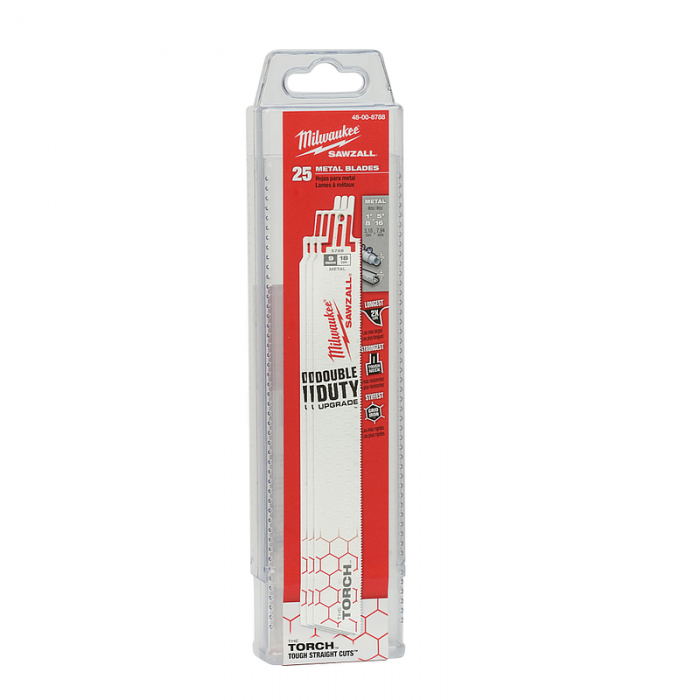 HOJAS PARA SIERRA MILWAUKEE 48008788 18 LARGO 9IN 25 PAQUETE  image number null