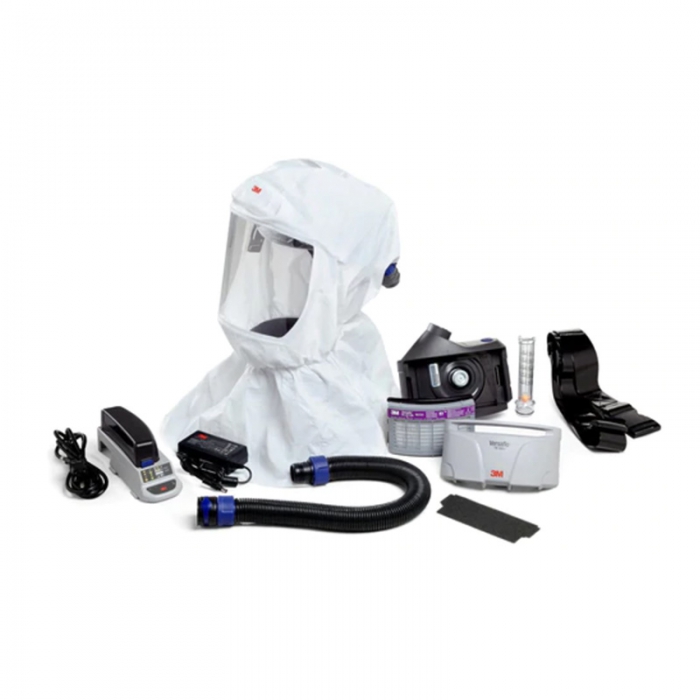KIT DE SISTEMA DE RESPIRACION DE AIRE PURIFICADO 3M TR300NECK PAPR EASY CLEAN  image number null