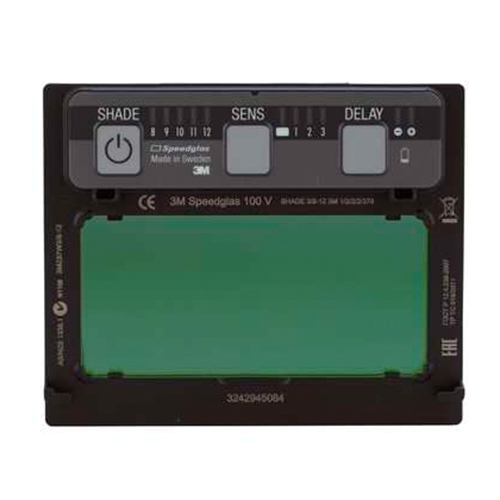 LENTE PCARETA DE SOLDADOR 3M SPEEDGLAS AUTO OSCURECENTE SOMBRA CLARA 3 Y SOMBRA 812  image number null