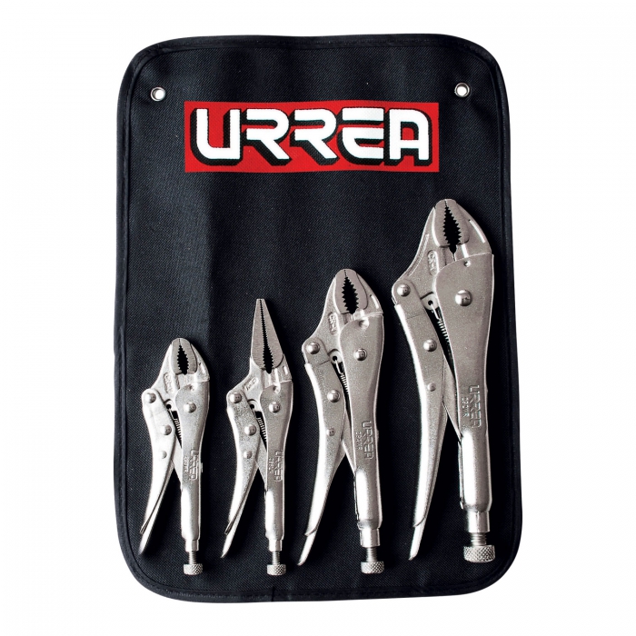 JUEGO URREA 2700LP DE 4 PINZAS DE PRESIÓN USO INDUSTRIAL  image number null