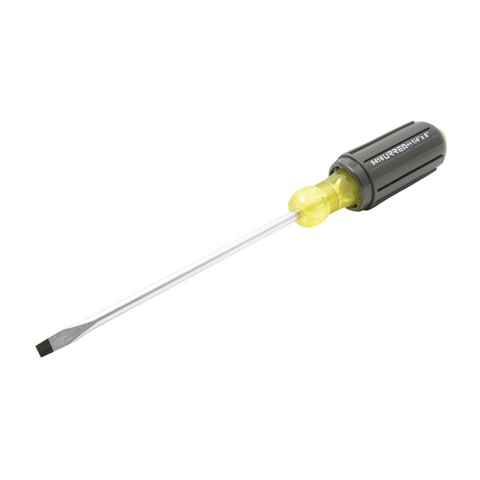 DESTORNILLADOR URREA 9402CUSHION GRIP BARRA REDONDA PUNTA PLANA 316IN X 4IN  image number null