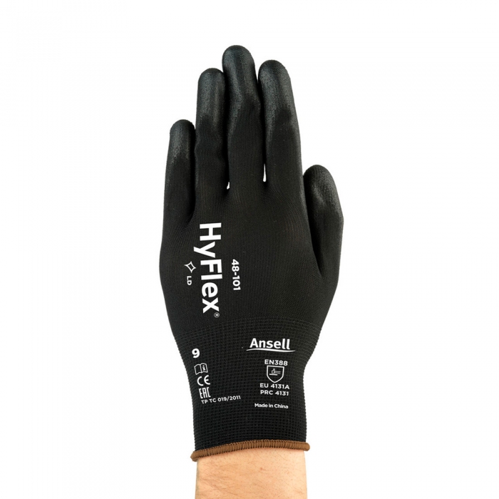 GUANTE ANSELL SENSILITE NYLON PALMA REC POL NGO T-6  image number null
