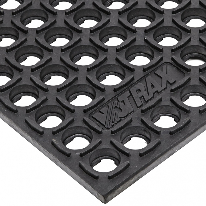 TAPETE NOTRAX CUSHION TRAX 543 ANTIFATIGA DE CAUCHO NEGRO DE 78 IN X 3 X 3 FT  image number null