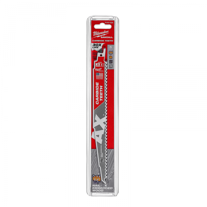 HOJAS DE CARBURO MILWAUKEE 48005226 SAWZALL TORCH 9IN  image number null
