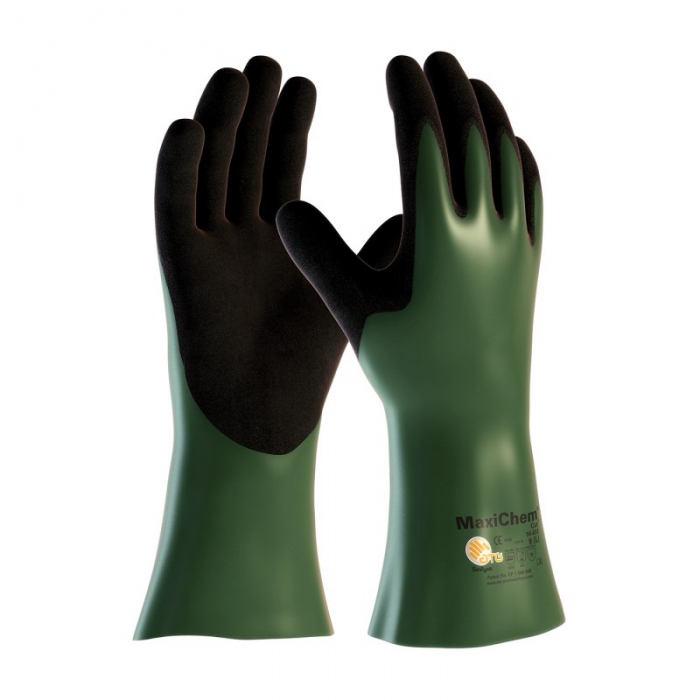 GUANTE MAXICHEM CUT VERDE C/RECUBRIMIENTO EN PALMA DE N  image number null
