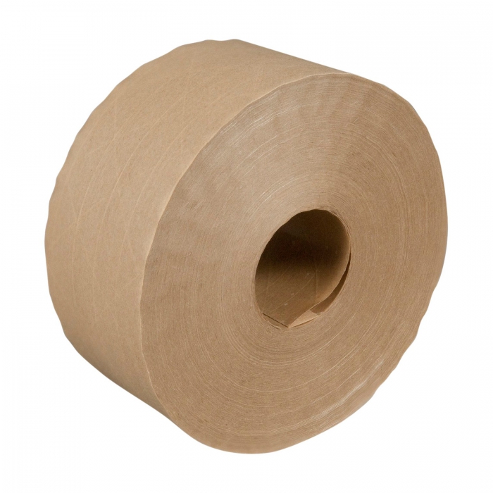 CINTA DE PAPEL 3M 6144 ACTIVADA POR AGUA REFORZADA DE 70 MM X 137 M  image number null