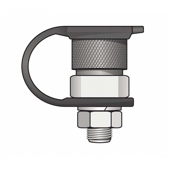 BASE CHECKERS CROMADO DE DESCONEXION RAPIDA  image number null