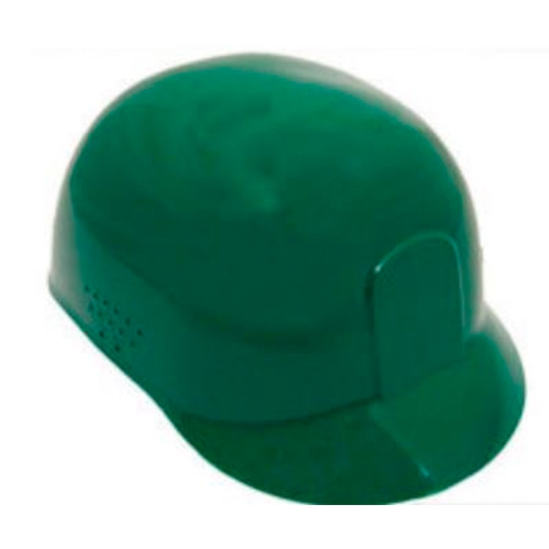 CASCO DE SEMI SEGURIDAD TERMOPLASTICO 4 PUNTOS DE APOYO PARA LA SUSPENSIÓN VERDE *** PERFORADO ***  image number null