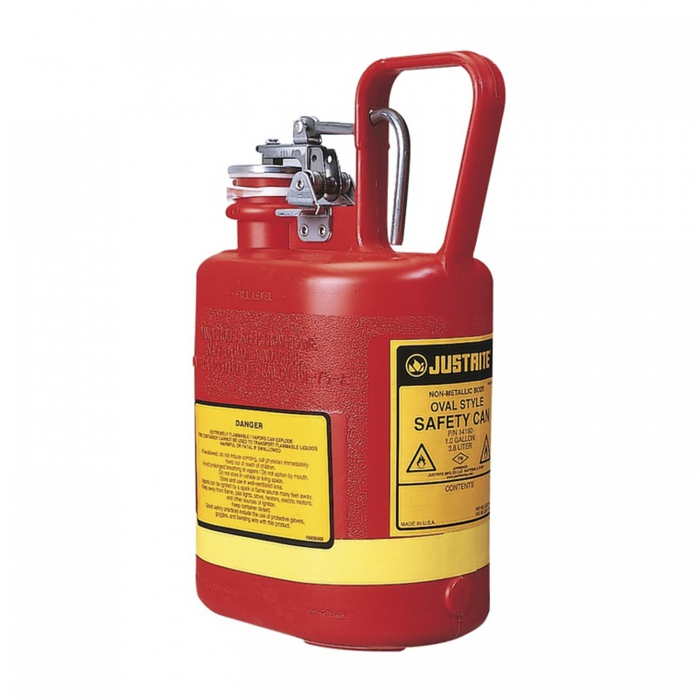 BIDON DE SEGURIDAD JUSTRITE TIPO I DE POLIETILENO ROJO CAP 1 GAL  image number null