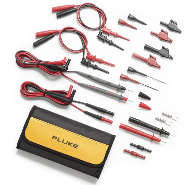 JUEGO DE CABLES FLUKE TL81A DE PRUEBA DELUXE PARA APLICACIONES ELECTRÓNICAS  image number null