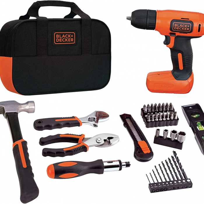 TALADRO BLACK and DECKER LD008KAB3 ATORNILLADOR INAL&Aacute;MBRICO 8V ION  image number null