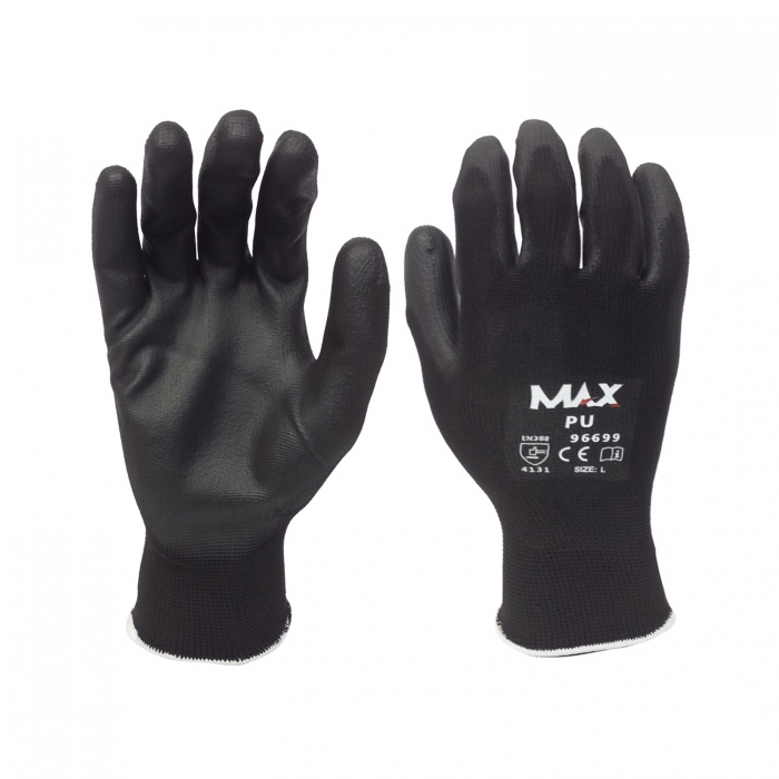 Guante Max PoliesterPu Negro TXs  image number null