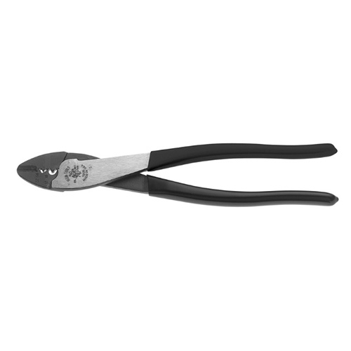 HERRAMIENTA PONCHADORACORTADORA KLEIN TOOLS NEGRO TERMINALES SIN AISLAMIENTO CAPACIDAD DE CORTE DE 1022 AWG  image number null