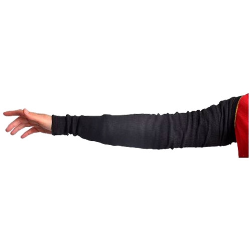 MANGA SUPERIOR GLOVE PROTEX NEGRO DE 18 IN RESISTENTE AL FUEGO CBRAZALETE STAYZUP SIN ORIFICIO PPULGAR TL  image number null