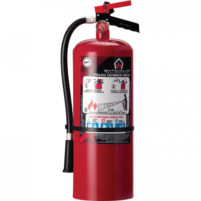 EXTINTOR DE PQS EXTIN FLAM FOSFATO MONOAMONICO 20 LBS (9 KG)  image number null
