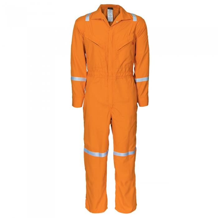 Overol Dupont Comfort PArco Electrico KevlarNomex Naranja Categoria 1 de 4.5 Oz Atpv de 5.4 CalCm2 T4042  image number null