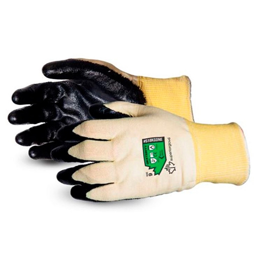 GUANTE SUPERIOR GLOVE DEXTERITY DE KEVLAR PALMA NEOPRENO AMARILLONEGRO PARCO EL&Eacute;CTRICO NIVEL 3 (APTV) DE 25 CALCM2 T8  image number null