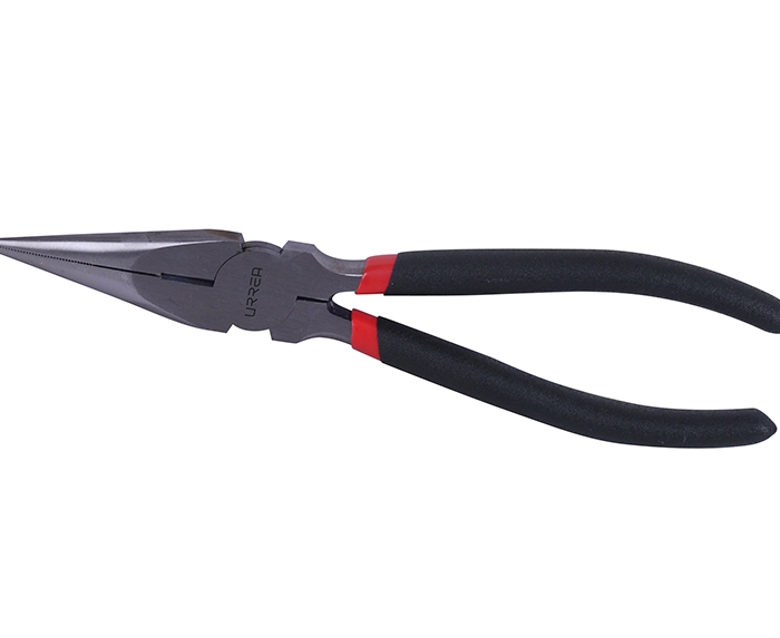 PINZA URREA 2292GI PARA ELECTRICISTA PUNTA LARGA CORTE LATERAL 8 916 IN USO INDUSTRIAL  image number null