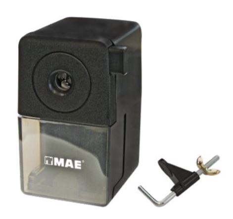 SACAPUNTAS MAE SPE20 DE ESCRITORIO CON CUERPO DE PLASTICO Y AFILADOR METALICO  image number null