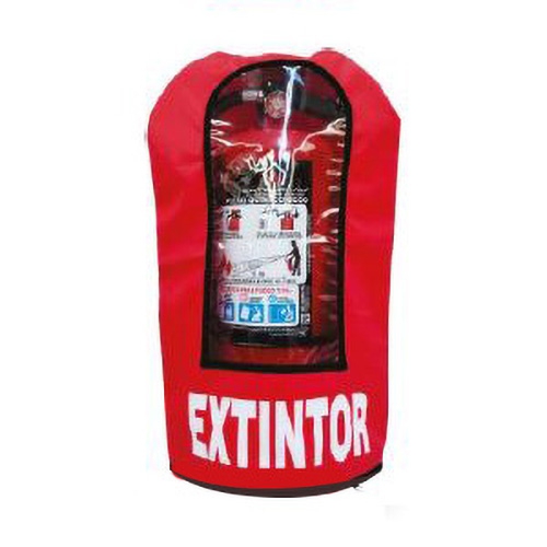 FUNDAS EXTIN FLAM PEXTINTORES PORTATILES DE VINYL ROJO VENTANA GRANDE  image number null