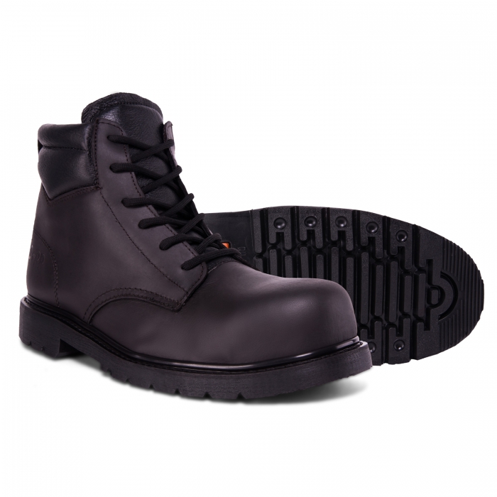 Zapato Vallen Borcegui de Piel Cafe CC Policarbonato Suela NitriloPvc T7  image number null