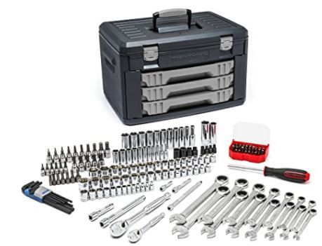 JUEGO DE HERRAMIENTAS GEARWRENCH 80943 14IN 38IN MM 168 PIEZAS  image number null