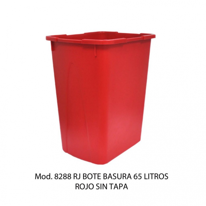 CESTO SABLON 8289RJ 65L STAPA ROJO  image number null