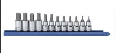 JUEGO DE DADOS GEARWRENCH 80580 CPUNTA HEXAGONAL DE 38 IN 12 PZAS  image number null