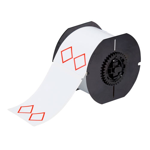 Etiqueta Brady de Vinil PreImpresa de 2.95 In X 4.33 In C2 Rombos Preimpresos Regulacion Ghs Rollo C270 Etiquetas  image number null