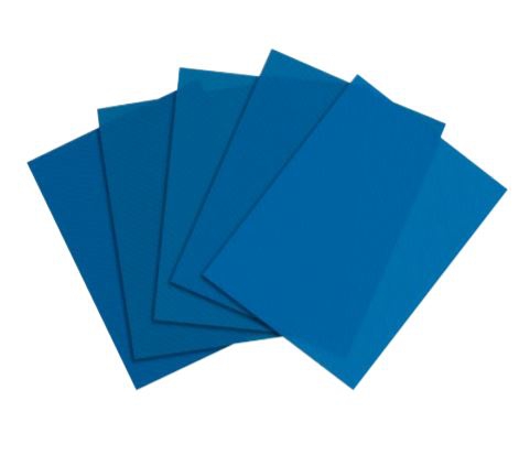 CUBIERTA MAE PEAT25 PARA ENCUADERNAR CARTA AZUL TRASLUCIDO 25 JGOS  image number null