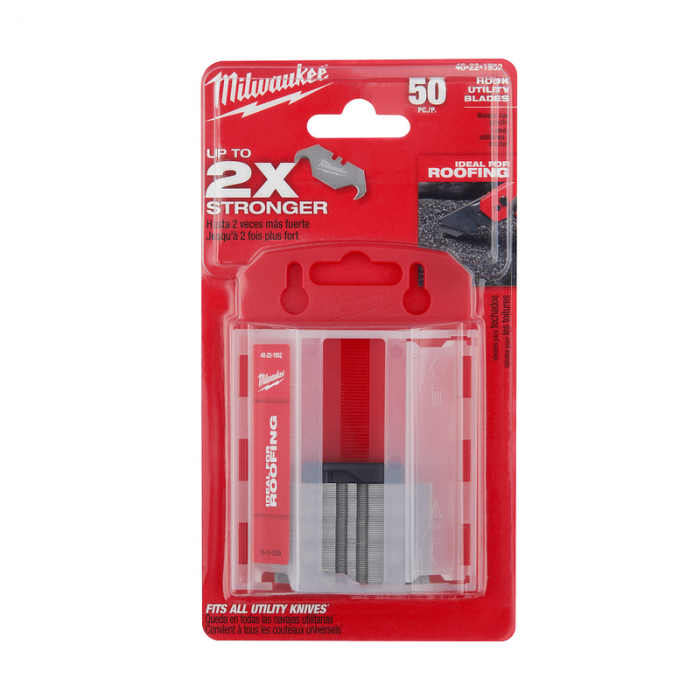 REPUESTO MILWAUKEE 48221952 DE NAVAJA DE GANCHO 50 PIEZAS  image number null