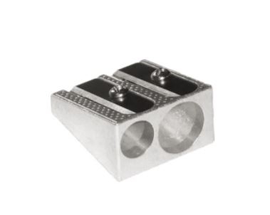 SACAPUNTAS MAE SMT212 METALICO DOBLE TRIANGULAR CAJA CON 12 PZAS  image number null